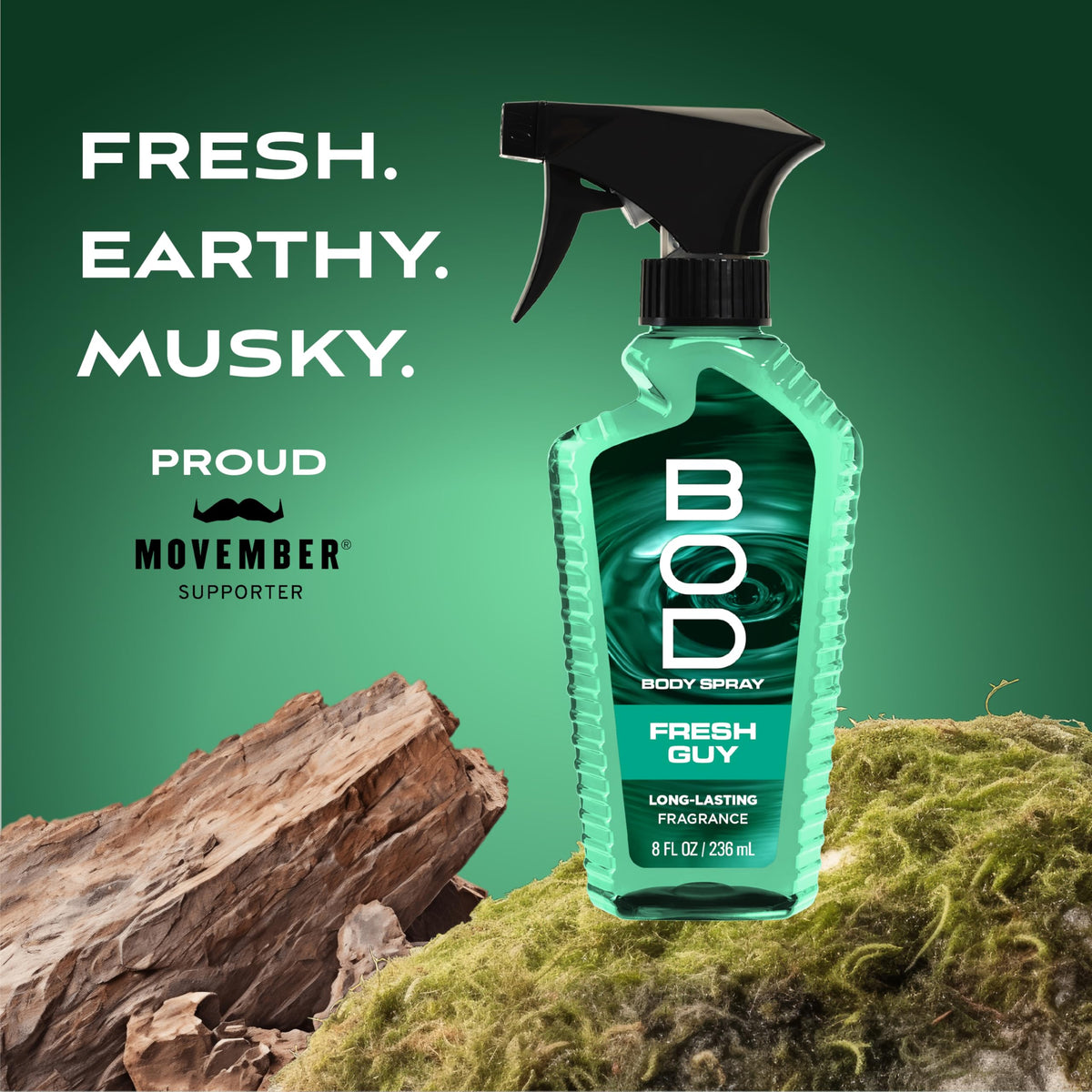BOD man spray trigger close-up demonstrating easy-spray delivery benefit