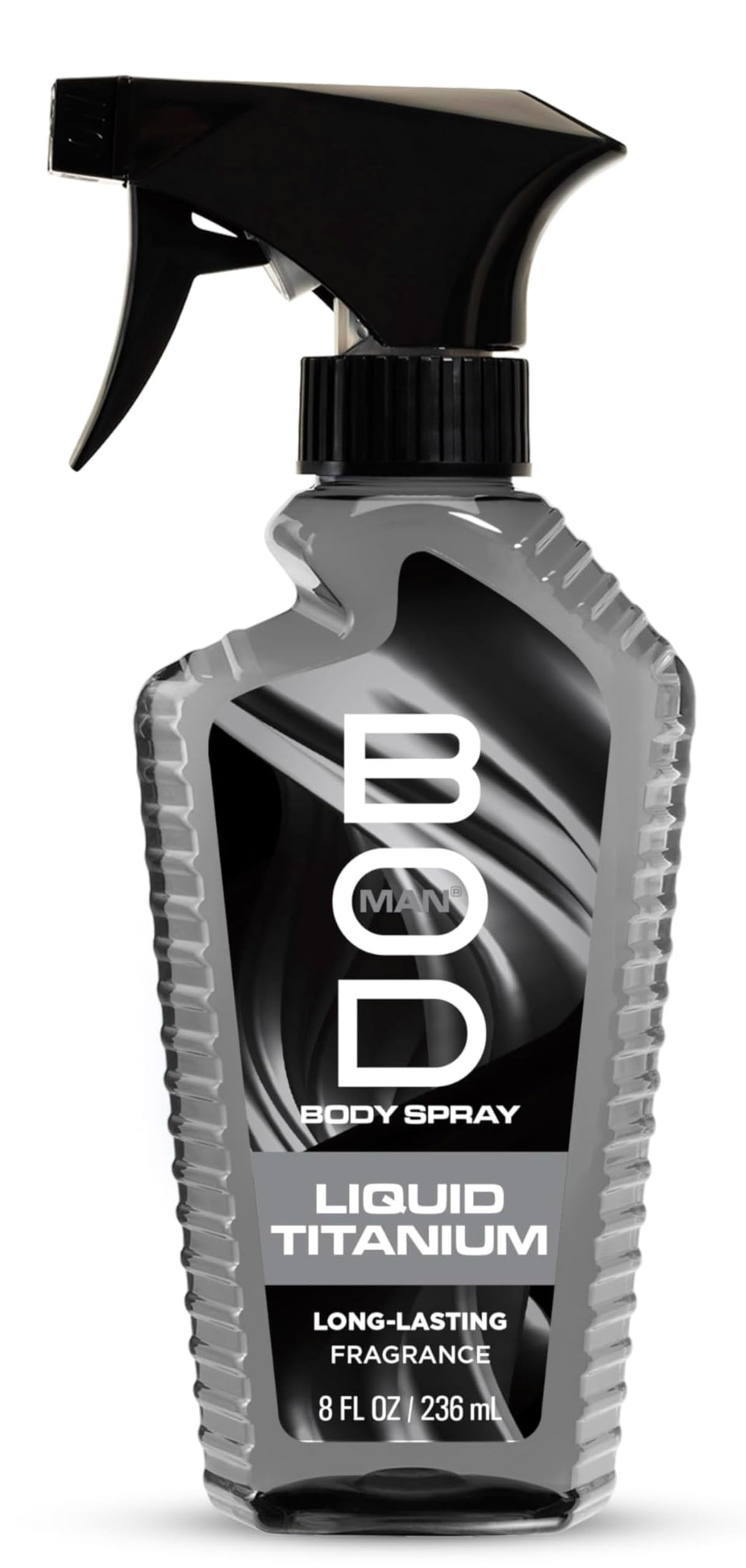 BOD Man front packaging showing bold bottle and clear branding benefit: easy identification