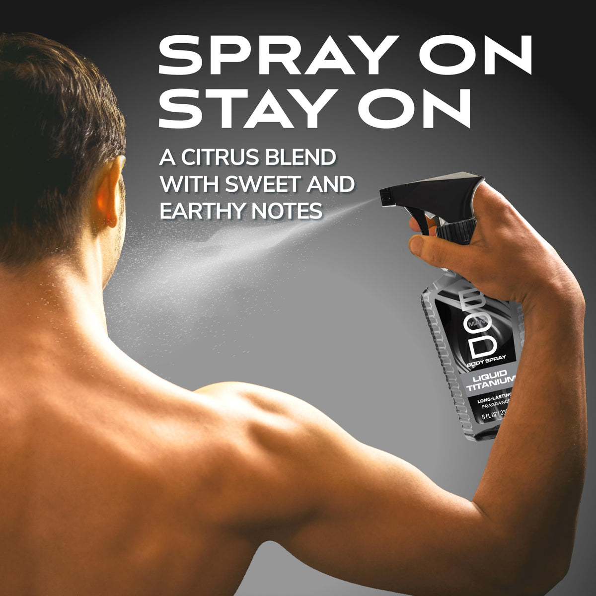 BOD Man bottle on a night-out surface conveying fresh, long-lasting impression
