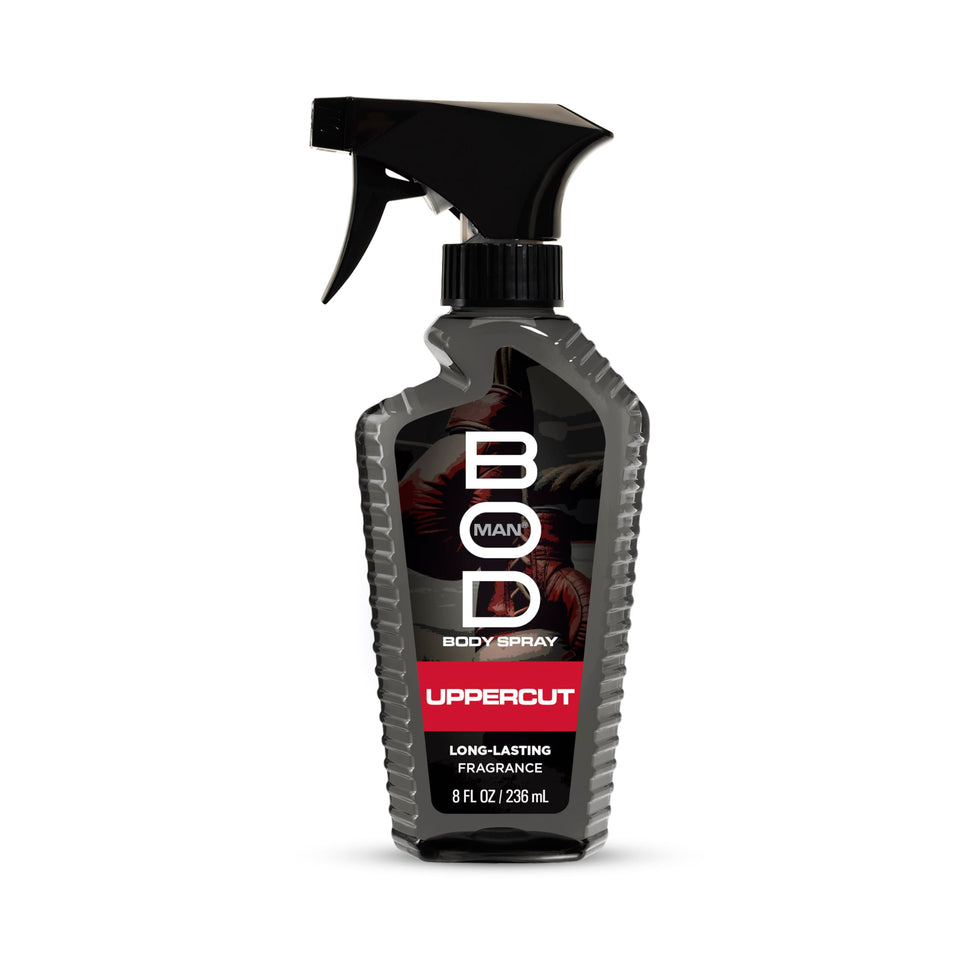 BOD Man front can view showing label and scent identity, easy recognition benefit