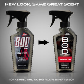 BOD Man side label close-up displaying ingredients panel and product details benefit