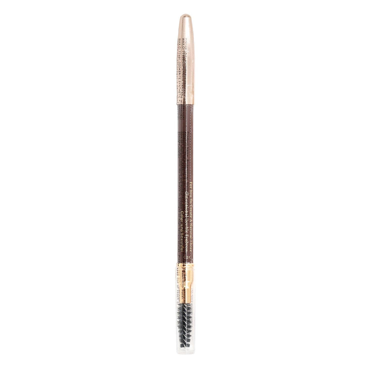 Bodermincer pencil on a vanity next to mirror illustrating daily routine ease
