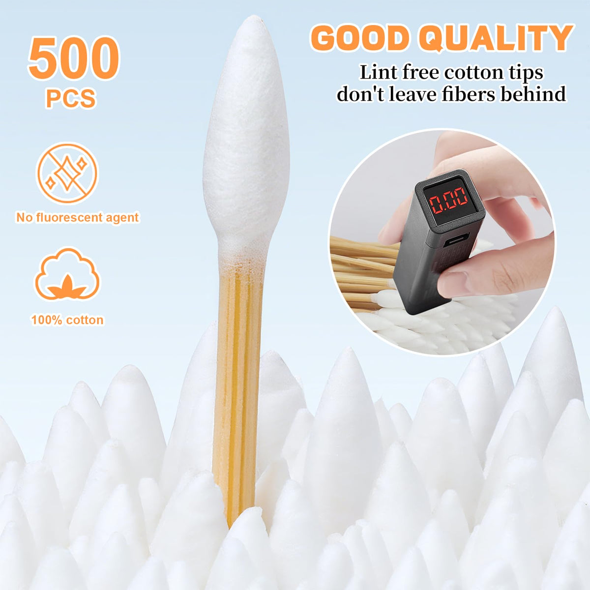 BODFPPC long bamboo-style shaft detail offering steady control and extended reach