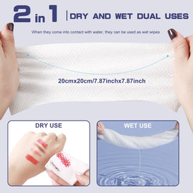 BODFPPC towel held in hand showing 7.9 by 7.9 inch scalable size