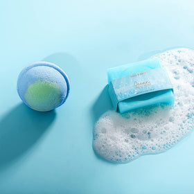 BODY & EARTH hand cream tube displayed for fast-absorbing moisture and soft hands