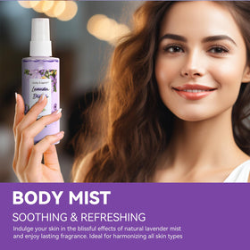 BODY & EARTH set styled in bathroom to show relaxing at-home spa routine benefit