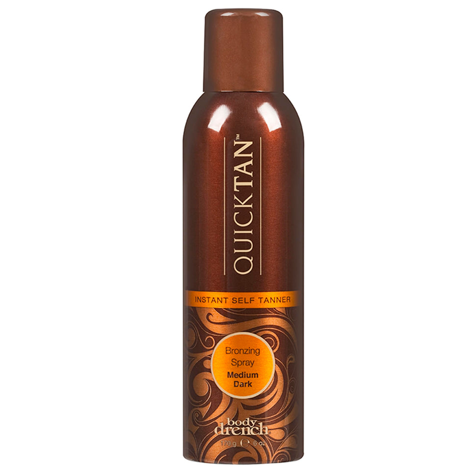 Body Drench front packaging showing 6 oz spray and product benefit