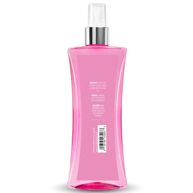 Body Fantasies cotton candy styled on dresser with accessories suggesting casual daily use