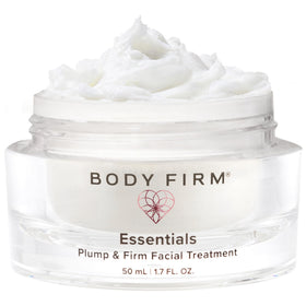 BODY FIRM jar front view showing product and clean design for easy recognition