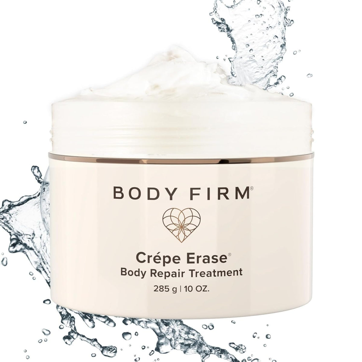 Body Firm front jar showing label and 10 oz size for clear product identification and trust