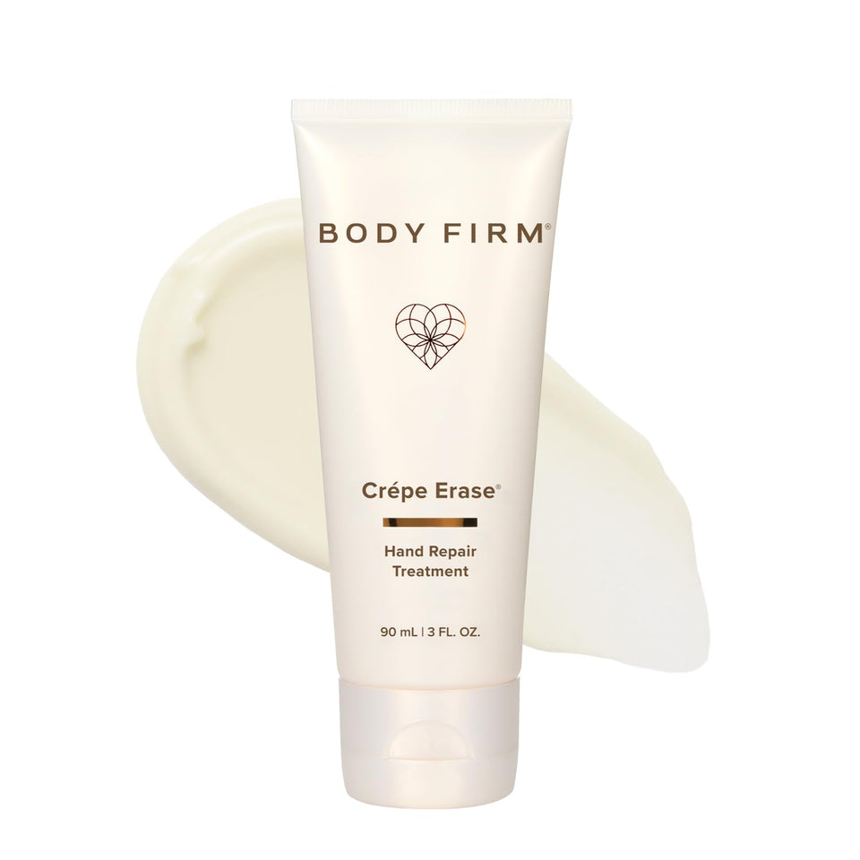 BODY FIRM front packaging showing bottle and label, highlights moisturizing benefits