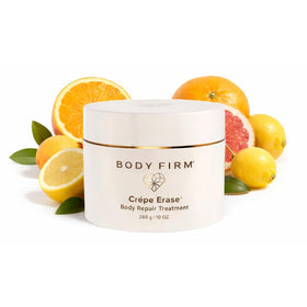 BODY FIRM jar front packaging showing label and citrus scent benefit