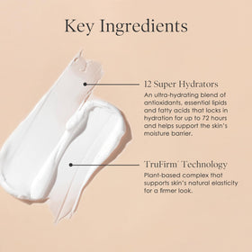 BODY FIRM label closeup highlighting collagen peptides and key hydrators