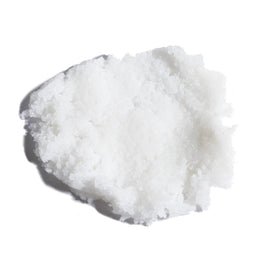 Body Prescriptions scrub scooped in hand demonstrating easy application and coverage