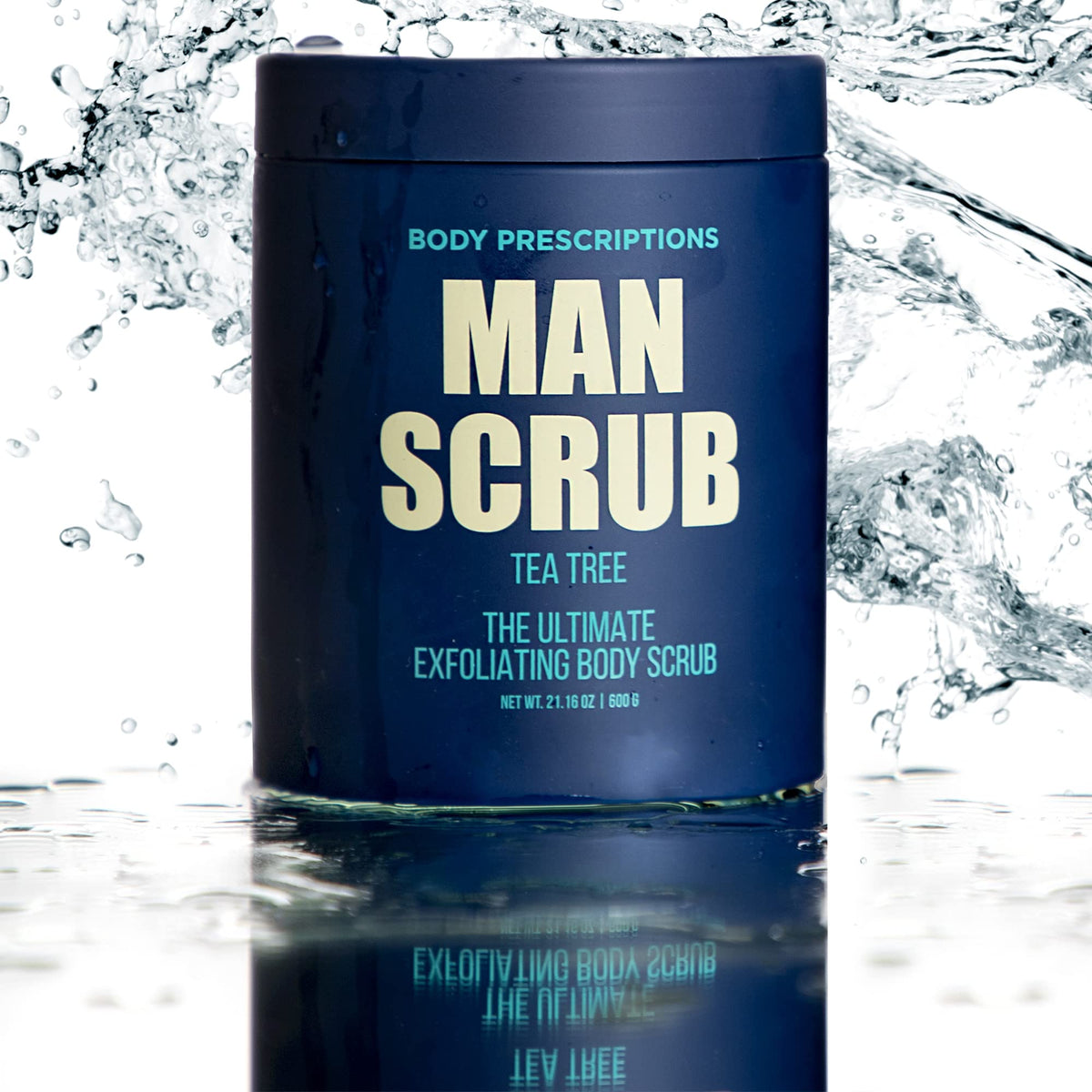 Body Prescriptions granular scrub texture close-up highlighting exfoliant grit