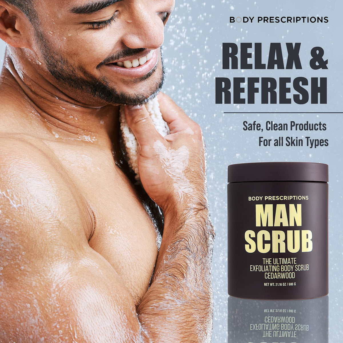 Body Prescriptions twist-top detail for easy access and convenient use benefit