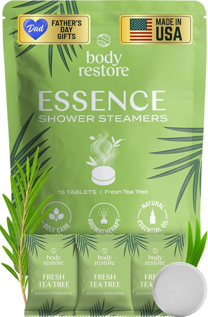 Body Restore front packaging showing 15 steamers and gift-ready presentation