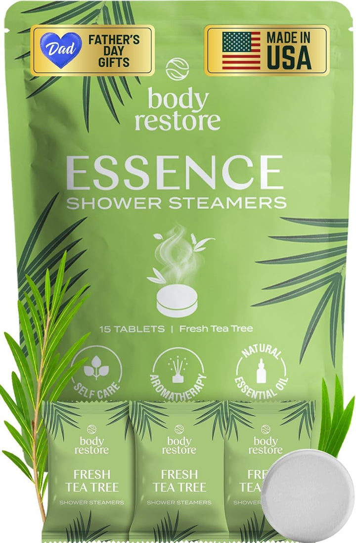 Body Restore front packaging showing 15 steamers and gift-ready presentation