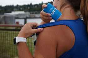 Using BodyGlide on toes and heels to reduce hot spots and blisters