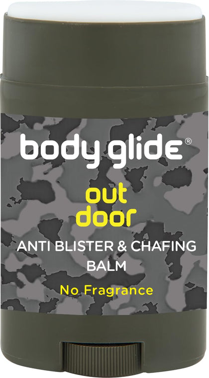 BodyGlide front packaging showing stick and size, durable protection