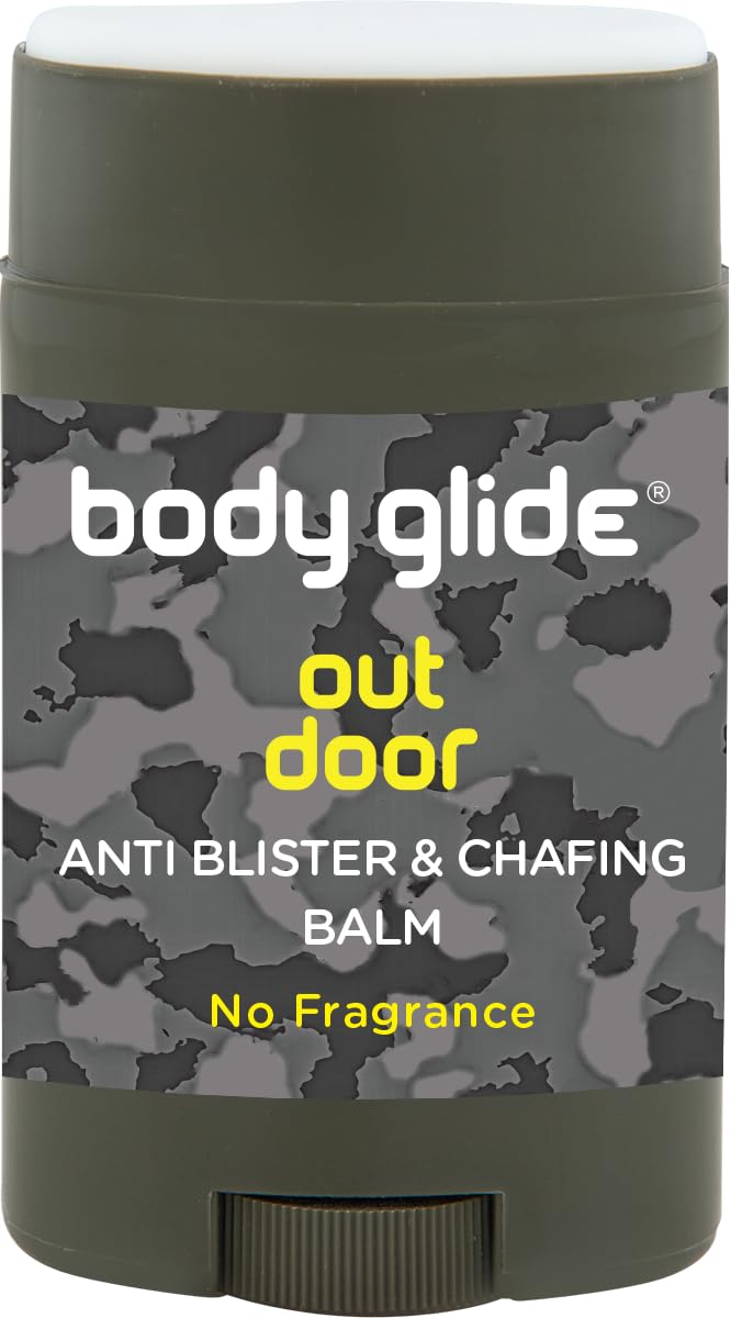 BodyGlide front packaging showing stick and size, durable protection