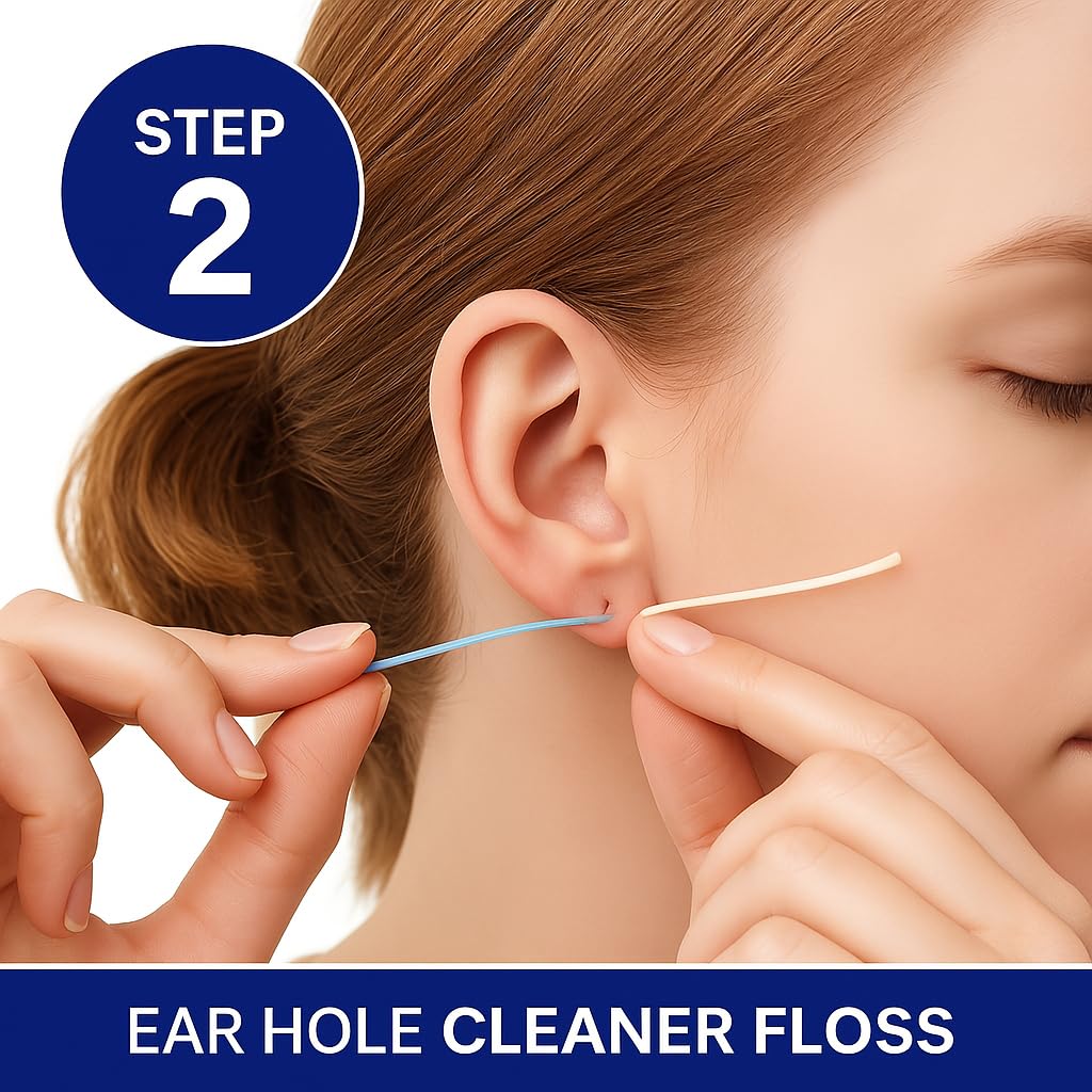 BodyJ4You floss sticks and thread illustrating soft single-use cleaning for holes