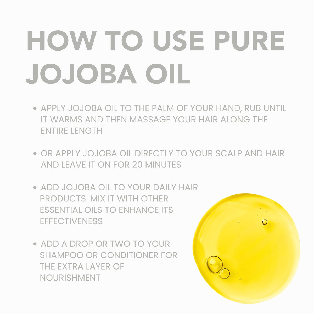 BodyJ4You oil close-up texture showing lightweight absorbent finish