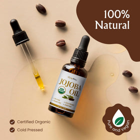 BodyJ4You dropper dispensing precise jojoba oil for mess-free application
