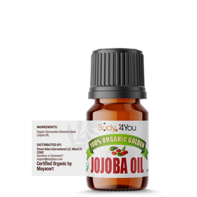 BodyJ4You jojoba oil texture on skin illustrating fast absorption and hydration