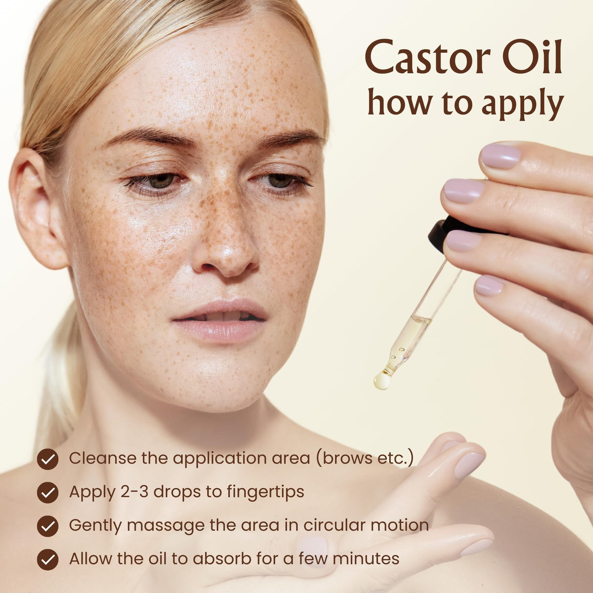 BodyJ4You demonstrating scalp massage with oil to hydrate and nourish roots