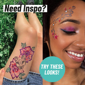 BIC BodyMark markers at festival illustrating expressive look for events benefit