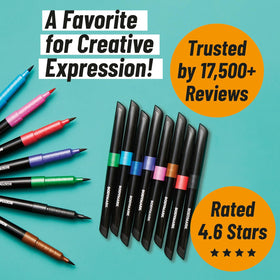 BIC BodyMark markers in hand showing compact size and portability benefit