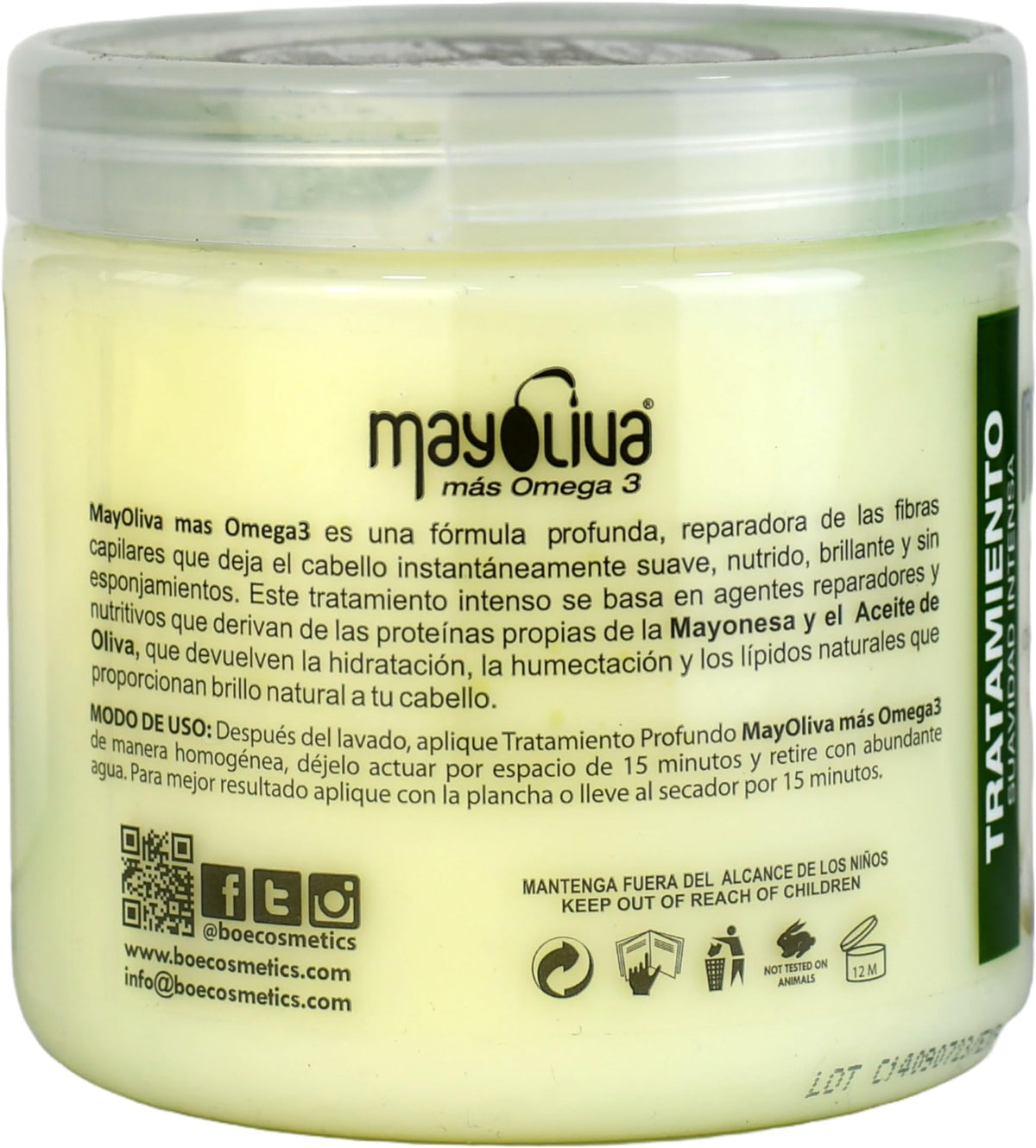 BOÉ COSMETICS applied to hair in salon-style scene demonstrating improved manageability and shine