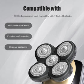 BOEEA close-up of stainless steel blades highlighting sharp, corrosion-resistant edges