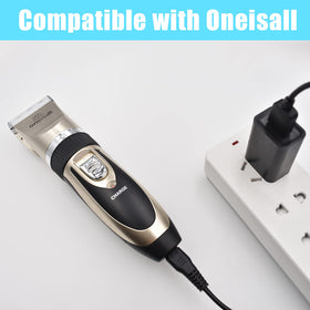 BOEEA cable connected to a dog clipper during grooming, stable power delivery