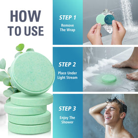 Bofuoos lifestyle bathroom scene with steamer active creating calming atmosphere