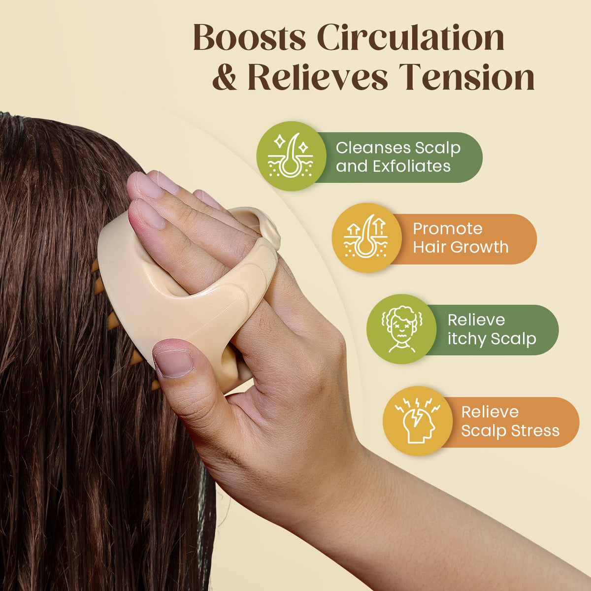 Bofuoos oil texture on hand showing smooth nourishing finish