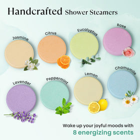 Bofuoos steamer in shower use releasing steam and enhancing a quick spa moment