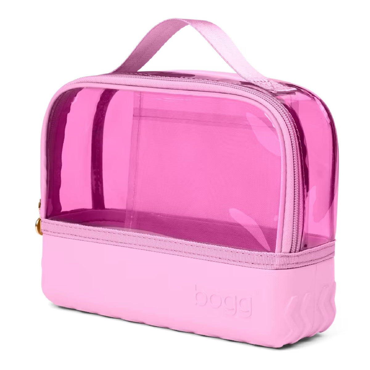 BOGG BAG close-up of transparent top for quick visibility and fast access to contents