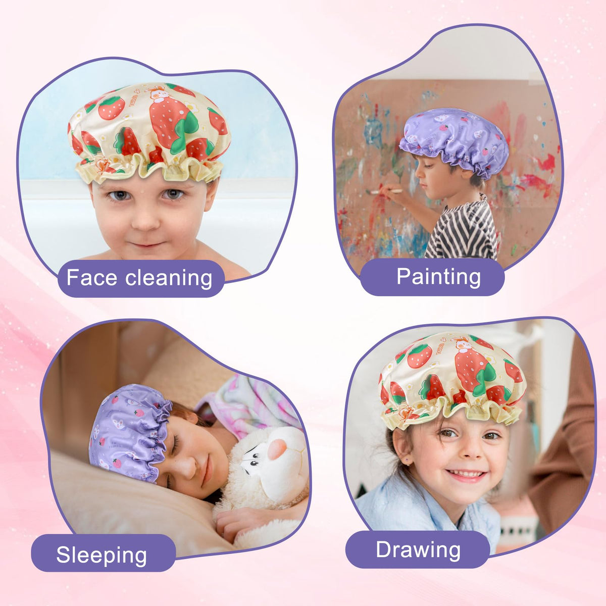 BOHUIZ cap beside an adult hand to show size and fit for toddlers
