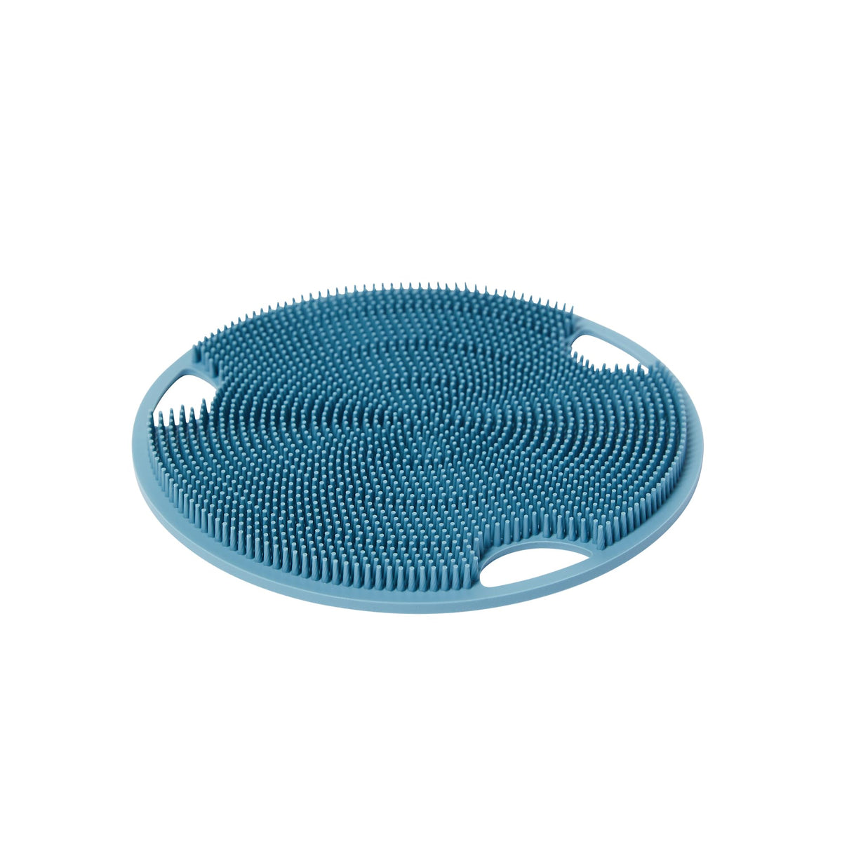 Boie USA front view showing flat body scrubber and smooth bristles for gentle exfoliation