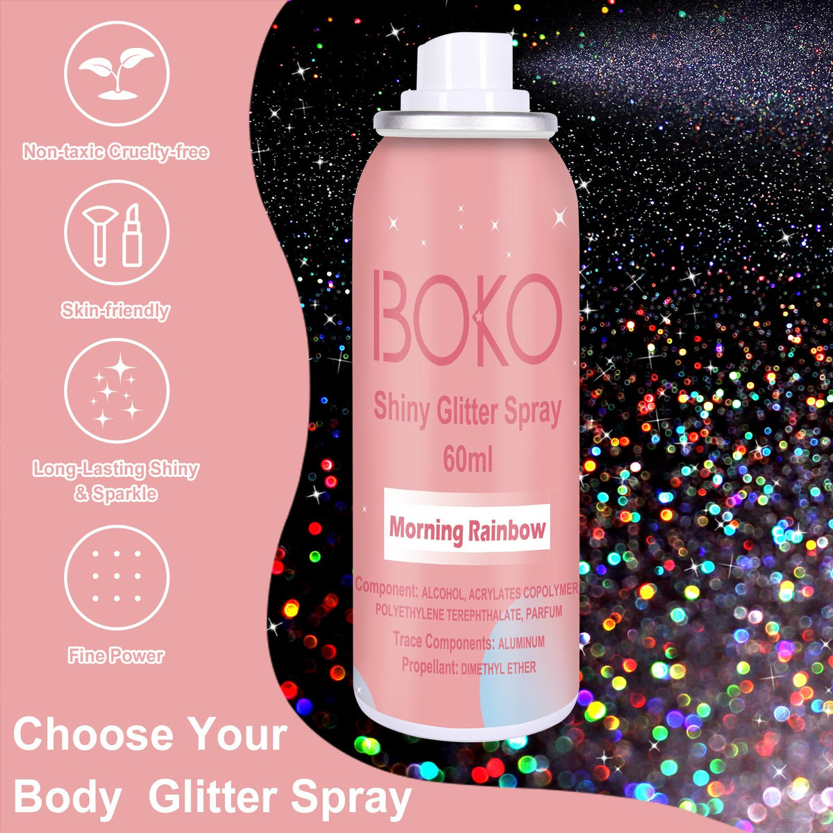 Boko close-up spray nozzle demonstrating controlled mist application benefit