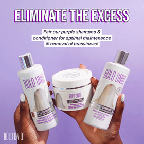 Bold Uniq on bathroom shelf in lifestyle setting for daily routine