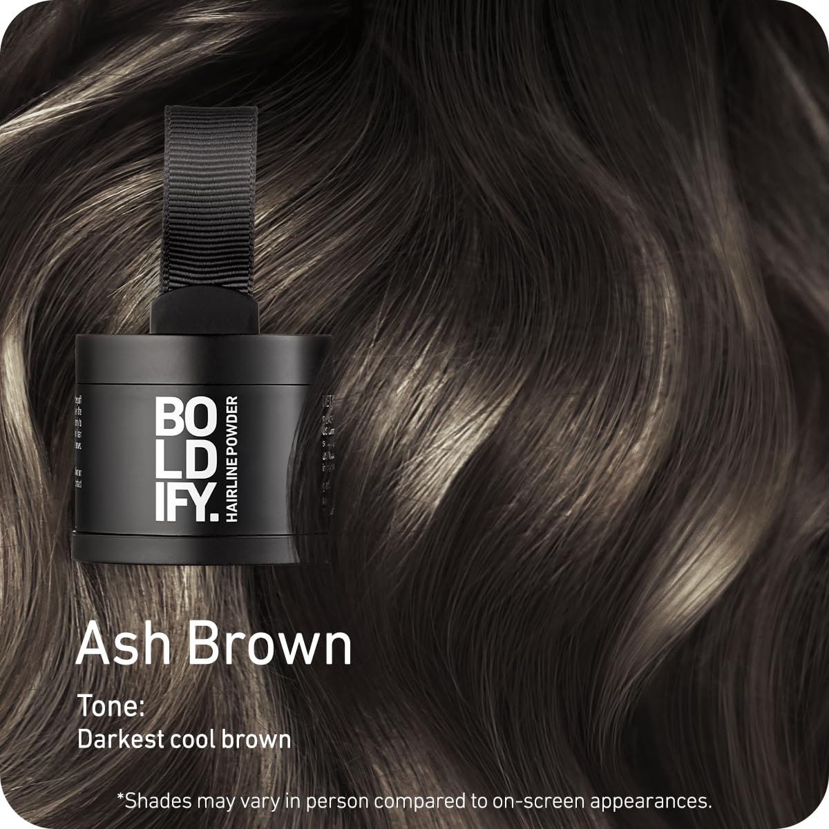 Boldify pressed powder close-up showing fine texture for natural coverage