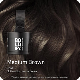 Boldify compact open with applicator showing quick targeted application for root touch-ups