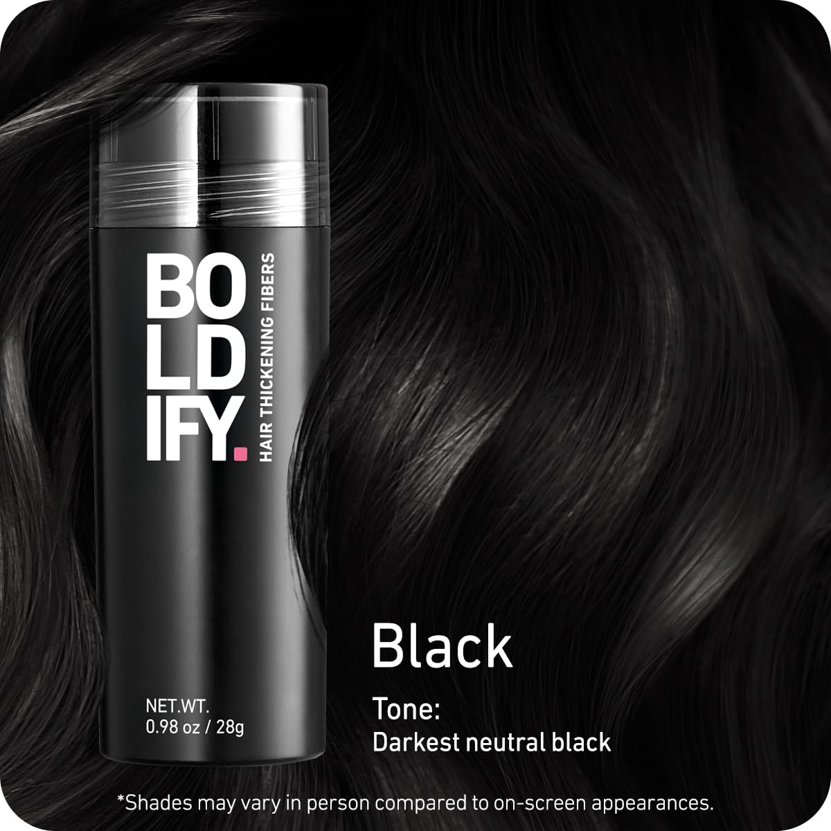 Boldify dispenser top close-up illustrating easy targeted application and control