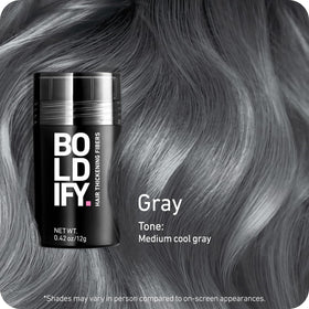 Boldify fiber texture close-up highlighting plant-based strands and natural-looking volume