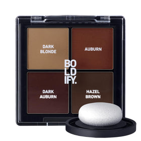 Boldify front compact in red shade showing packaging and convenience