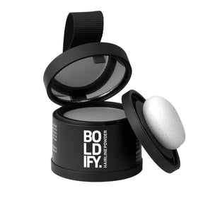 Boldify front compact showing sleek packaging and compact size benefit