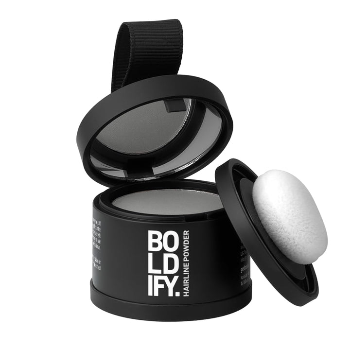 Boldify front compact showing sleek packaging and compact size benefit